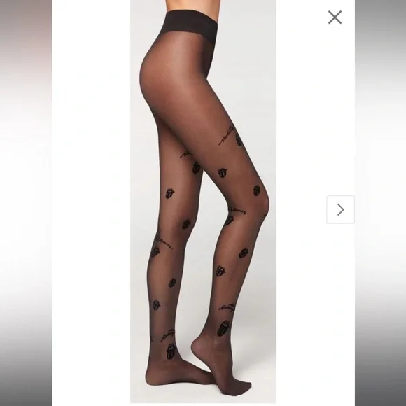 Intimates & Sleepwear, Rolling Stone Tights Calzedonia Italy Stockings